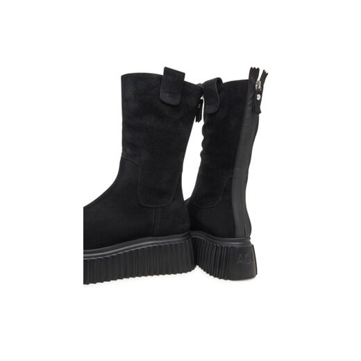 Botki AGL Milagros D751503PGKI0141013 Czarny Agl 36 eobuwie.pl