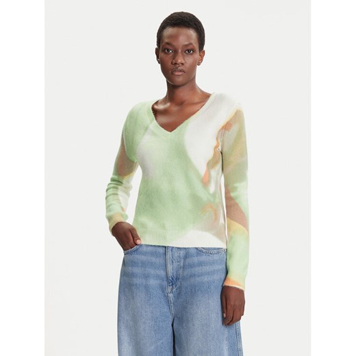 Desigual Sweter Oulu 25WWJF13 Zielony Regular Fit ze sklepu MODIVO w kategorii Swetry damskie - zdjęcie 185070309