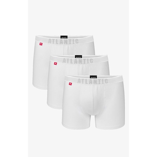 Bokserki męskie 3MH-011 3-pack, Kolor biały, Rozmiar M, ATLANTIC ze sklepu Primodo w kategorii Majtki męskie - zdjęcie 185072385