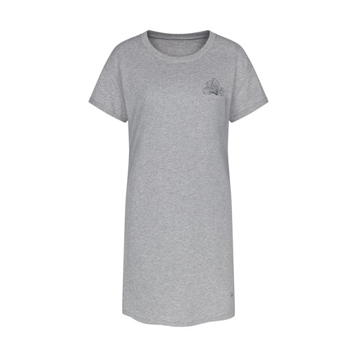 Triumph bawełniana koszula nocna na krótki rękaw Nightdresses 10225066-M034, Kolor szary melanż, Rozmiar 36, Triumph ze sklepu Primodo w kategorii Koszule nocne - zdjęcie 185072525