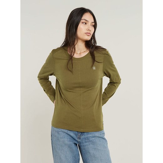 G-Star Koszulka w kolorze khaki ze sklepu Limango Polska w kategorii Bluzki damskie - zdjęcie 185072555
