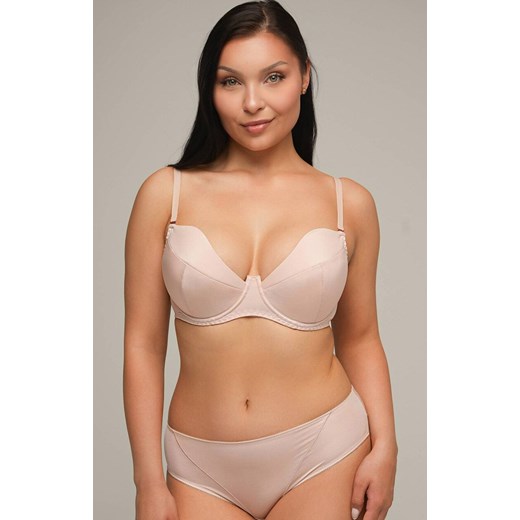 Ava biustonosz push-up beżowy z odpinanymi ramiączkami AV 2202, Kolor beżowy, Rozmiar 65D, Ava ze sklepu Intymna w kategorii Biustonosze - zdjęcie 185072617