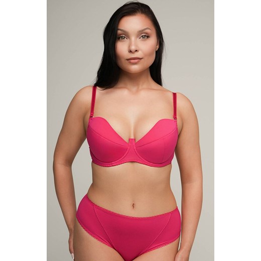 Ava biustonosz push-up z odpinanymi ramiączkami AV 2204, Kolor fuksja, Rozmiar 65D, Ava ze sklepu Intymna w kategorii Biustonosze - zdjęcie 185072626