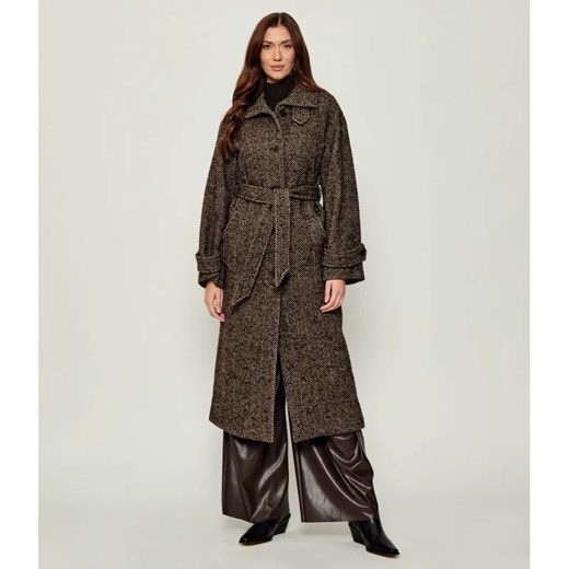Marella SPORT Wełniany płaszcz AMALIA1 ze sklepu Gomez Fashion Store w kategorii Płaszcze damskie - zdjęcie 185073606
