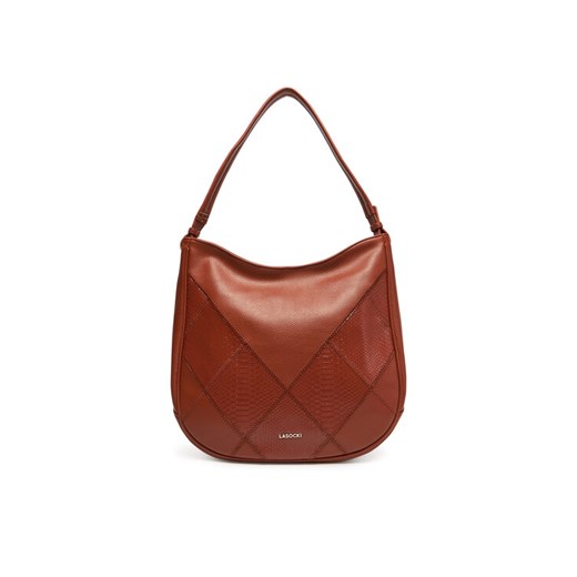 Torebka Lasocki C-LSK-L-006-08 Brązowy ze sklepu eobuwie.pl w kategorii Torby Shopper bag - zdjęcie 185077388