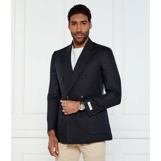TIGER OF SWEDEN Lniana marynarka Joachim | Slim Fit ze sklepu Gomez Fashion Store w kategorii Marynarki męskie - zdjęcie 185078866