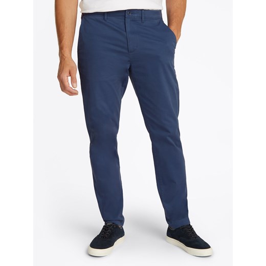 Tommy Hilfiger Spodnie - Harlem Mężczyźni Bawełna niebieski jednolity Tommy Hilfiger 36-34 okazyjna cena vangraaf