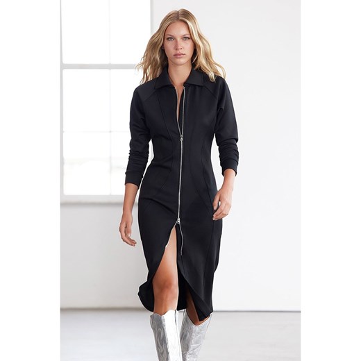 trendyol Sukienka w kolorze czarnym - id: 17381189 - marki Trendyol - 185080375 trendyol Sukienka w kolorze czarnym ze sklepu Limango Polska w kategorii Sukienki - zdjęcie 185080375