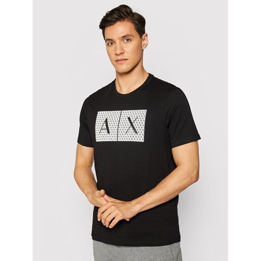 Armani Exchange T-Shirt 8NZTCK Z8H4Z 1200 Czarny Slim Fit ze sklepu MODIVO w kategorii T-shirty męskie - zdjęcie 185080378