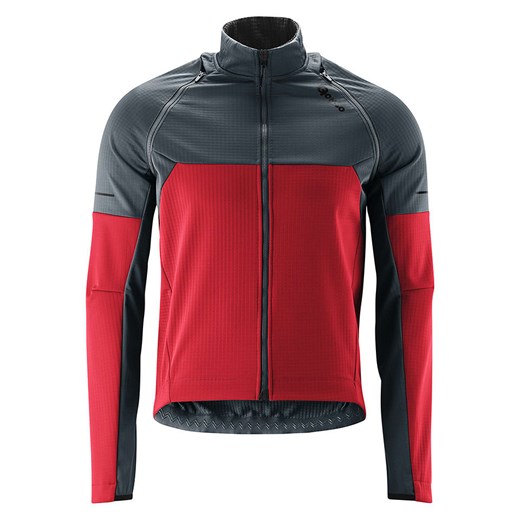 Gonso Kurtka softshellowa Zipp-Off w kolorze czerwono-antracytowym ze sklepu Limango Polska w kategorii Kurtki męskie - zdjęcie 185081855