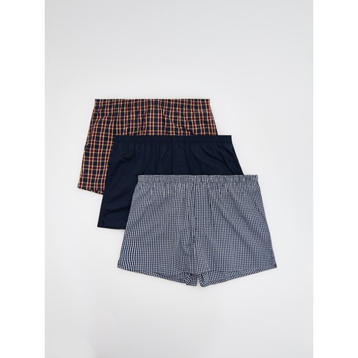 Reserved - 3 pack bokserek Loose - granatowy ze sklepu Reserved w kategorii Majtki męskie - zdjęcie 185082955