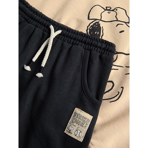 Reserved - Bawełniany komplet Snoopy - złamana biel Reserved 110 (4-5 lat) Reserved