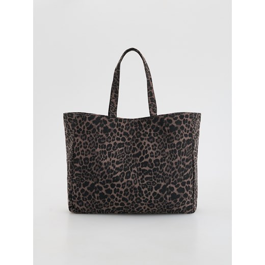 Reserved - Płócienna torebka shopper - wielobarwny ze sklepu Reserved w kategorii Torebki damskie - zdjęcie 185083238