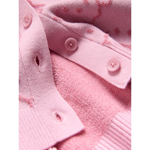Reserved - Kardigan we wzory - różowy Reserved 98 (2-3 lata) Reserved