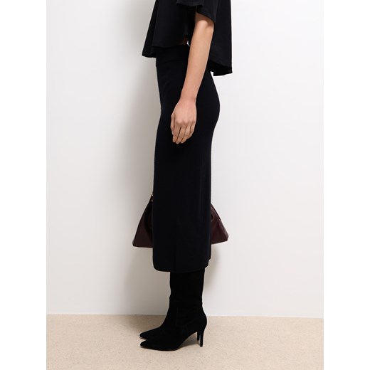 Mohito - Wełniana spódnica - czarny Mohito S Mohito