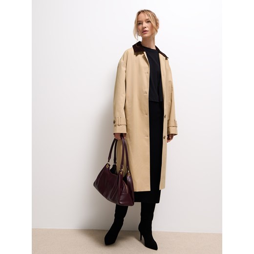 Mohito - Bawełniany t-shirt - czarny Mohito XS Mohito