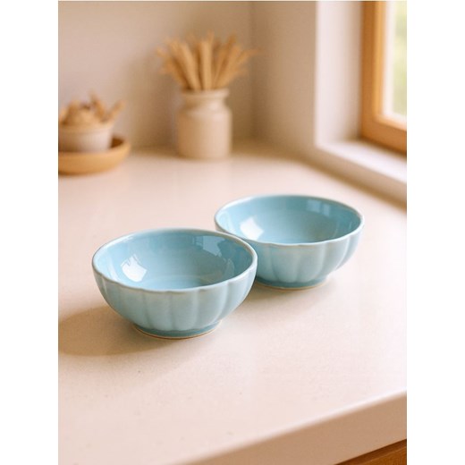 Sinsay - Miski 2 pack - błękitny ze sklepu Sinsay w kategorii Dom - zdjęcie 185086976