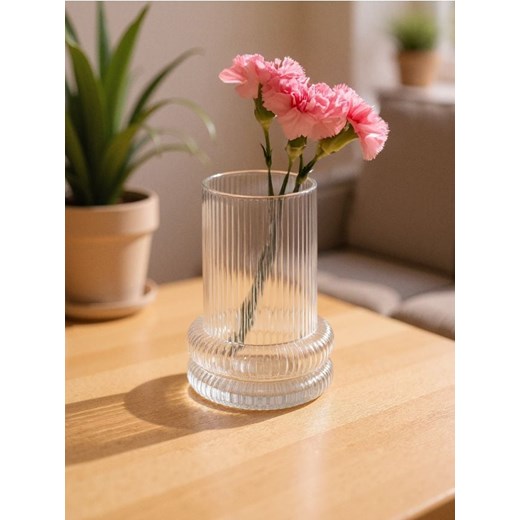 Sinsay - Ozdobny wazon - clear ze sklepu Sinsay w kategorii Wazony - zdjęcie 185086989