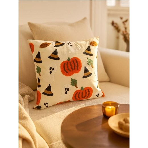 Sinsay - Poduszka dekoracyjna z halloweenowym motywem - wielobarwny ze sklepu Sinsay w kategorii Poduszki dekoracyjne - zdjęcie 185087105