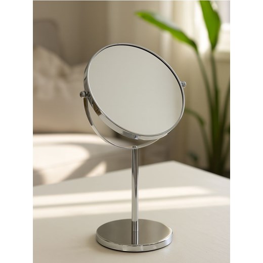 Sinsay - Metalowe lusterko - srebrny - id: 895GM-SLV - marki Sinsay - 185087165 Sinsay - Metalowe lusterko - srebrny ze sklepu Sinsay w kategorii Lustra - zdjęcie 185087165