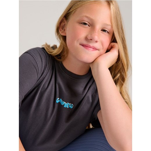 Sinsay - Koszulka z nadrukiem na plecach Garfield - szary ze sklepu Sinsay w kategorii T-shirty chłopięce - zdjęcie 185087198