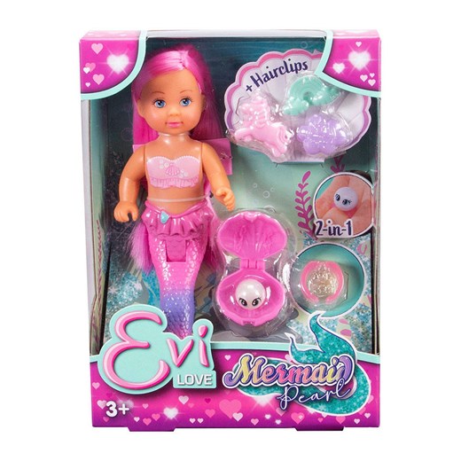 Simba Lalka &quot;Evi Love Mermaid Pearl&quot; z akcesoriami - 3+ Simba onesize wyprzedaż Limango Polska