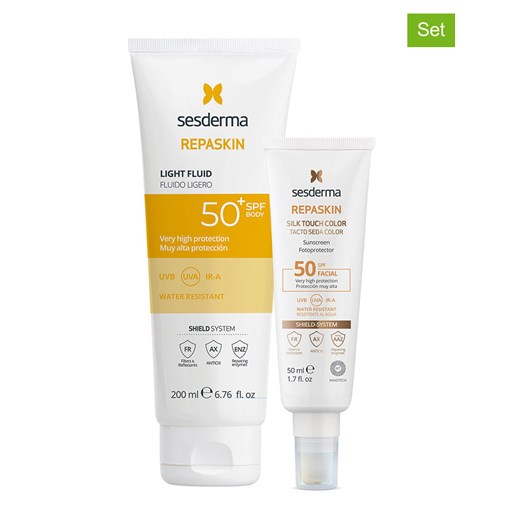 SESDERMA 2-częściowy zestaw &apos;&apos;Repaskin Silk Touch Color Facial &amp; Repaskin&apos;&apos; ze sklepu Limango Polska w kategorii Twarz - zdjęcie 185133249