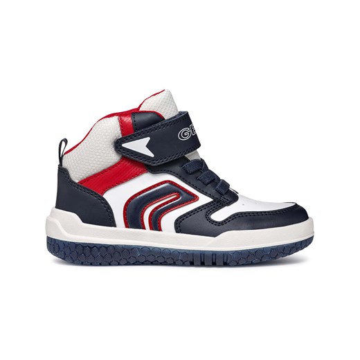 Geox Sneakersy &quot;Buzzerlight&quot; w kolorze biało-granatowo-czerwonym ze sklepu Limango Polska w kategorii Buty sportowe dziecięce - zdjęcie 185133839