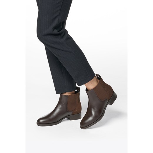 Geox Skórzane sztyblety &quot;Felicity&quot; w kolorze czarnym Geox 41 okazja Limango Polska