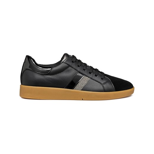 Geox Skórzane sneakersy &quot;Meleda&quot; w kolorze czarnym ze sklepu Limango Polska w kategorii Trampki damskie - zdjęcie 185133978