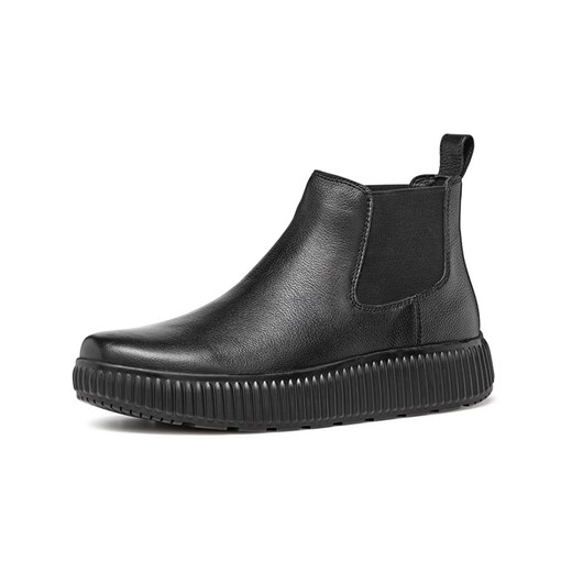 Geox Skórzane sztyblety &quot;Graisy&quot; w kolorze czarnym Geox 41 okazyjna cena Limango Polska