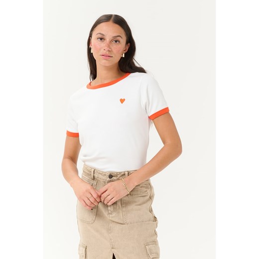 Kaffe Koszulka w kolorze białym Kaffe XXL promocja Limango Polska