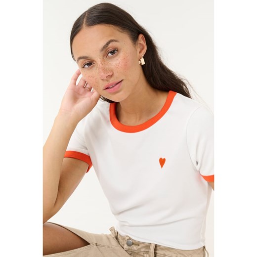 Kaffe Koszulka w kolorze białym Kaffe XXL Limango Polska okazja