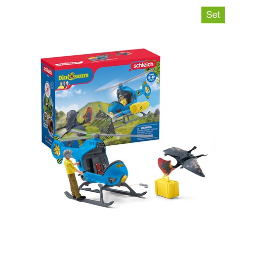 Schleich 10-częściowy zestaw &quot;Dinosaur Air Attack&quot; do zabawy - 4+ ze sklepu Limango Polska w kategorii Zabawki - zdjęcie 185134808
