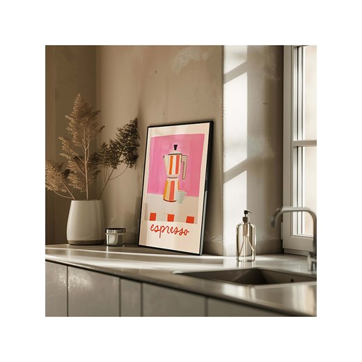 poster lab Druk artystyczny "Espresso" w ramce Poster Lab 30x40 cm promocja Limango Polska