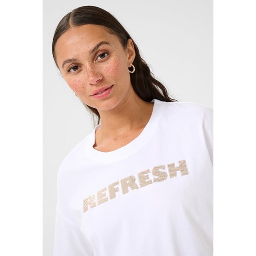 Kaffe Koszulka w kolorze białym Kaffe M okazyjna cena Limango Polska