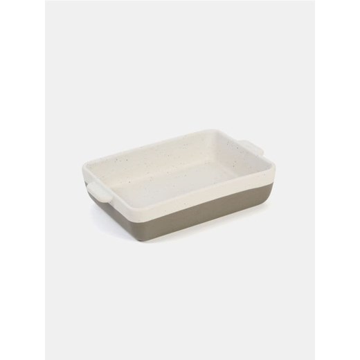 Sinsay - Ceramiczna forma do pieczenia z nakrapianym wzorem - kremowy ze sklepu Sinsay w kategorii Akcesoria do pieczenia - zdjęcie 185136888