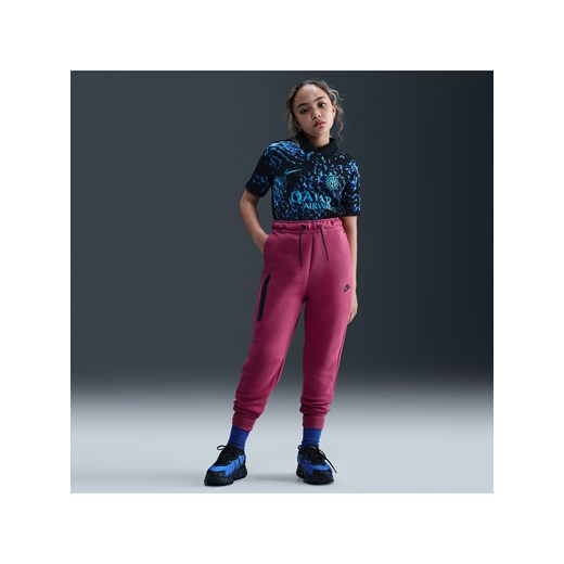 Joggery dziewczęce Nike Sportswear Tech Fleece - Fiolet ze sklepu Nike poland w kategorii Spodnie damskie - zdjęcie 185137047