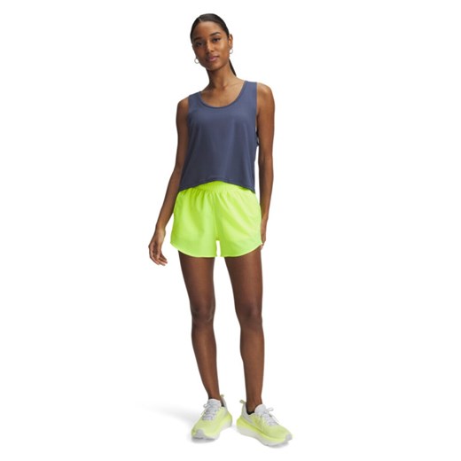 Damskie spodenki treningowe Under Armour UA Vanish 3in Short - zielone Under Armour S promocyjna cena Sportstylestory.com