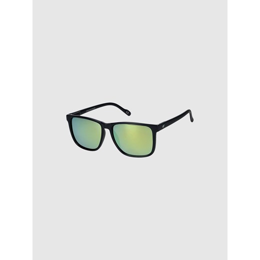 Okulary przeciwsłoneczne z powłoką lustrzaną 4F 4FWMM00ASUNU071 - granatowe ze sklepu Sportstylestory.com w kategorii Okulary przeciwsłoneczne męskie - zdjęcie 185138006
