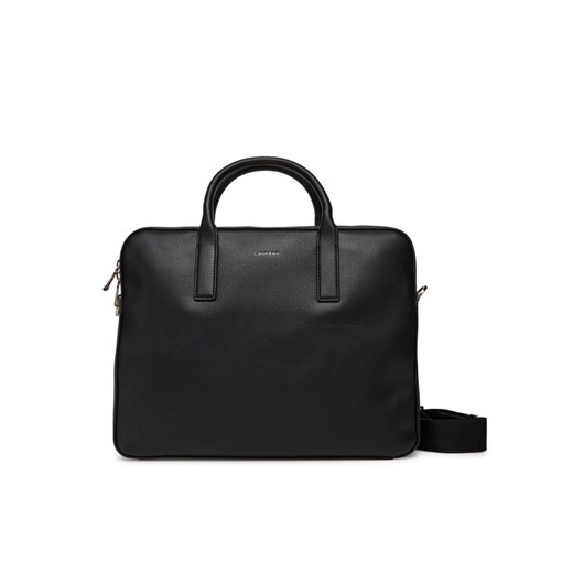 Torba na laptopa Calvin Klein Raised Commuter LV04D3157G Czarny ze sklepu eobuwie.pl w kategorii Torby na laptopa - zdjęcie 185138126