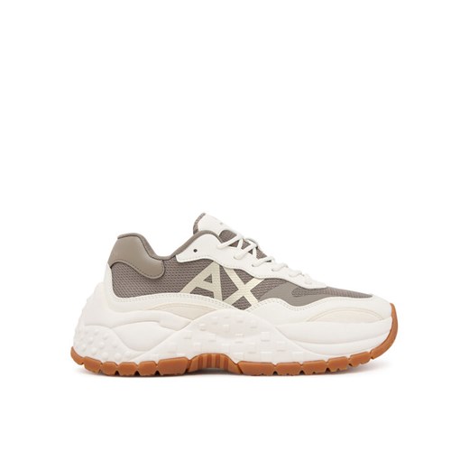 Sneakersy Armani Exchange XW001626 AF19530 MZ281 Khaki ze sklepu eobuwie.pl w kategorii Buty sportowe damskie - zdjęcie 185138167