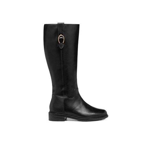 Geox Oficerki D Walk Pleasure D46TGD 00043 C9999 Czarny ze sklepu MODIVO w kategorii Kozaki damskie - zdjęcie 185138718