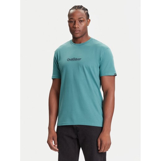 Quiksilver T-Shirt EQYZT08174 Zielony Regular Fit ze sklepu MODIVO w kategorii T-shirty męskie - zdjęcie 185138827