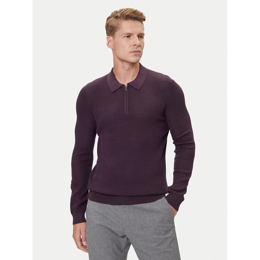 JOOP! Sweter 17 JK-04Nadimo 30046919 Fioletowy Modern Fit ze sklepu MODIVO w kategorii Swetry męskie - zdjęcie 185138876
