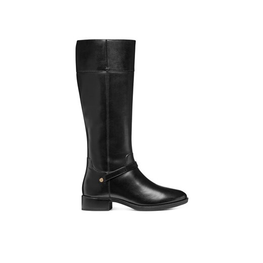 Geox Oficerki D Felicity D56G1B 00043 C9999 Czarny ze sklepu MODIVO w kategorii Kozaki damskie - zdjęcie 185138888