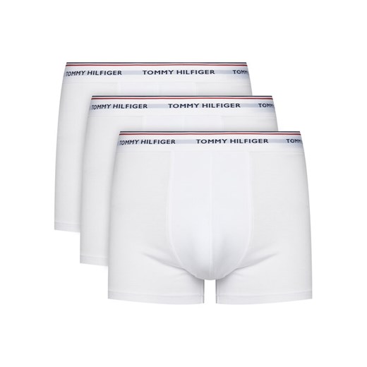 Tommy Hilfiger Komplet 3 par bokserek 3P Lr Trunk 1U87903841 Biały ze sklepu MODIVO w kategorii Majtki męskie - zdjęcie 185138896