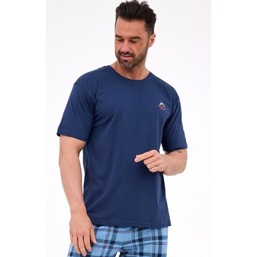 Bawełniana piżama męska 134/315 North, Kolor jeans-wzór, Rozmiar S, Cornette ze sklepu Primodo w kategorii Piżamy męskie - zdjęcie 185139809