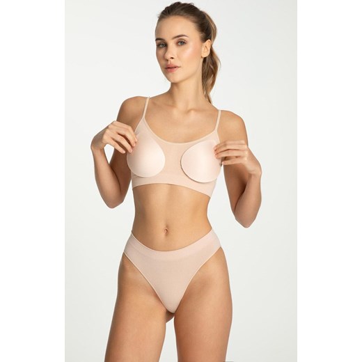 Beżowe piankowe wkładki uniwersalne PADS, Kolor beżowy, Rozmiar L, Julimex ze sklepu Primodo w kategorii Biustonosze - zdjęcie 185139855