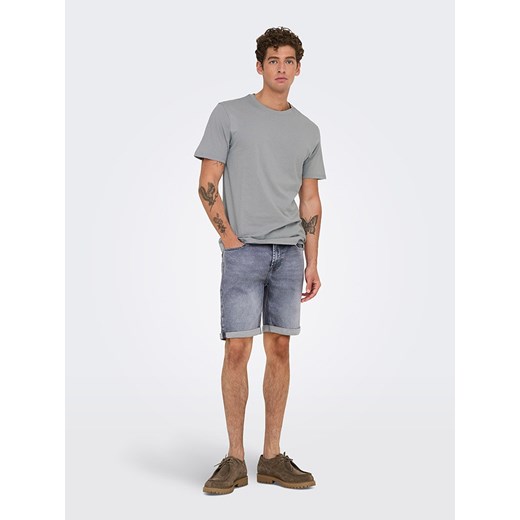 ONLY &amp; SONS Koszulka w kolorze szarym ze sklepu Limango Polska w kategorii T-shirty męskie - zdjęcie 185140178